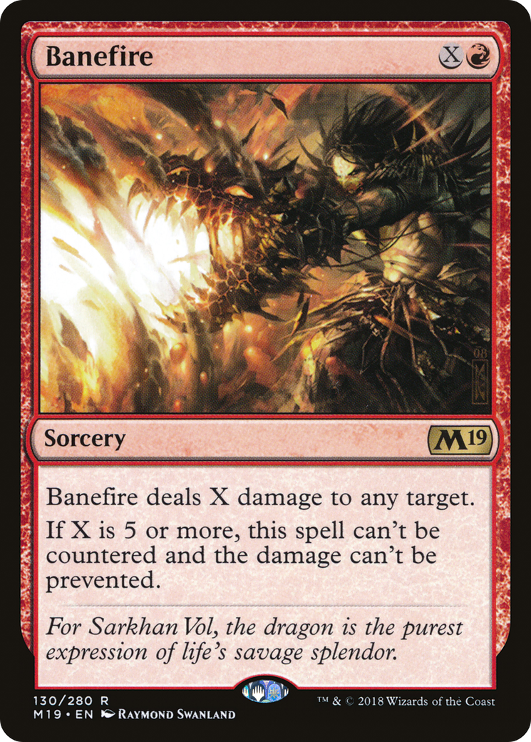 Image of Banefire (M19-130) - Core Set 2019