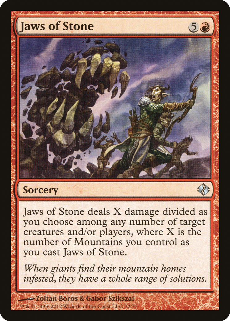 Image of Jaws of Stone (DDI-072) - Duel Decks: Venser vs. Koth