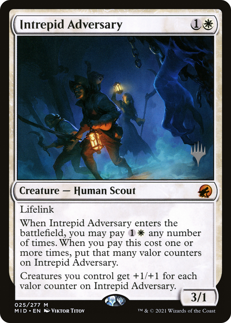 Image of Intrepid Adversary (PPMID-025) - Innistrad: Midnight Hunt Promos