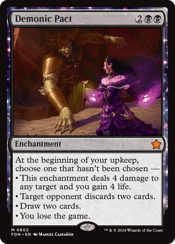 Image of Demonic Pact (FDN-602) - Foundations: (enchantment)
