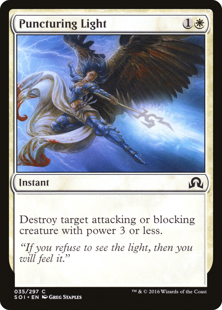 Image of Puncturing Light (SOI-035) - Shadows over Innistrad Foil