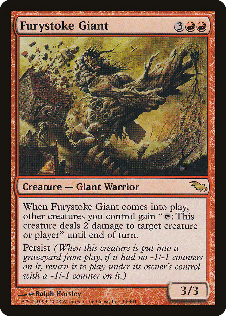 Image of Furystoke Giant (SHM-093) - Shadowmoor