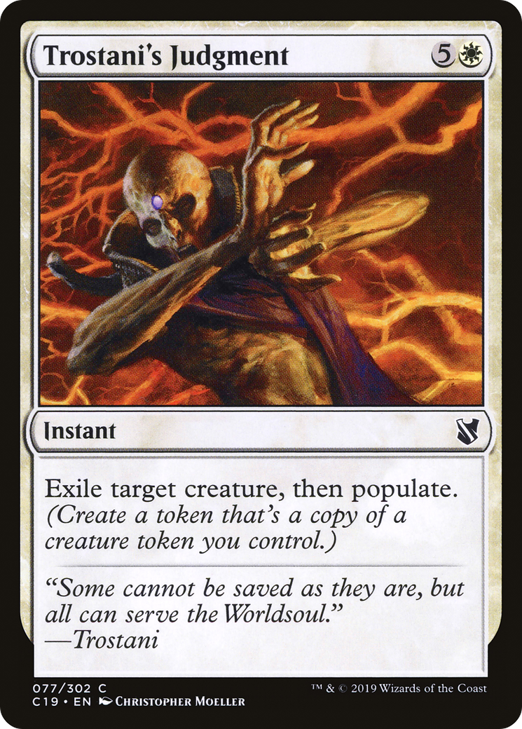 Image of Trostani's Judgment (C19-077) - Commander 2019