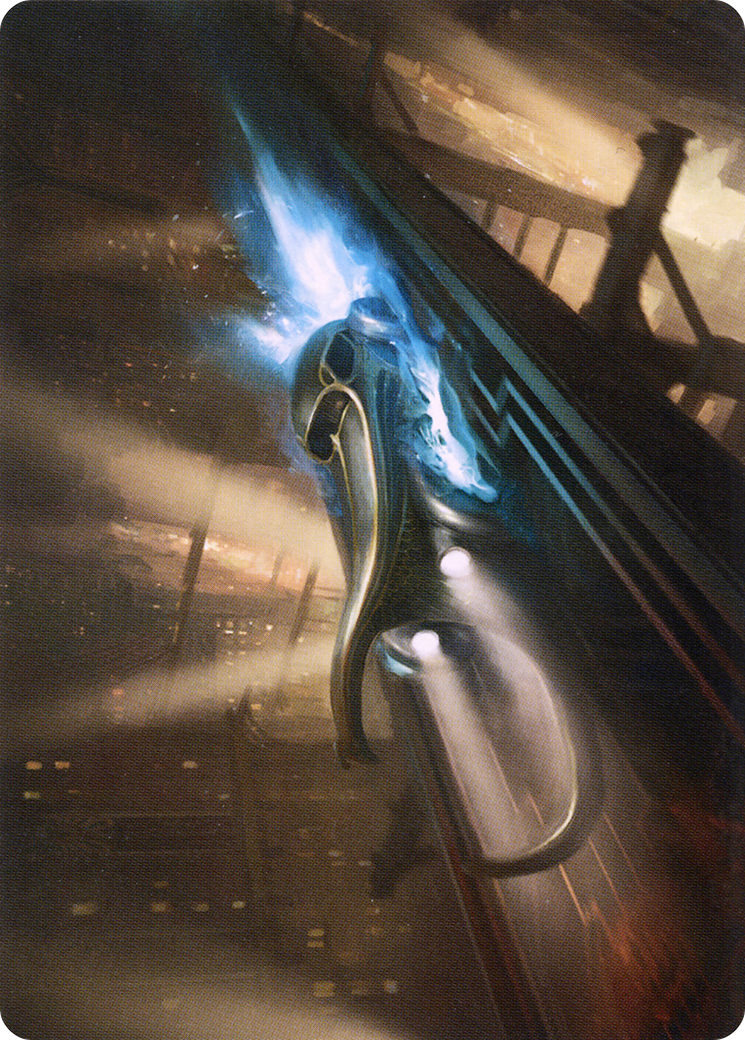 Image of Run Out of Town // Run Out of Town (ASNC-013) - New Capenna Art Series (Borderless) Foil