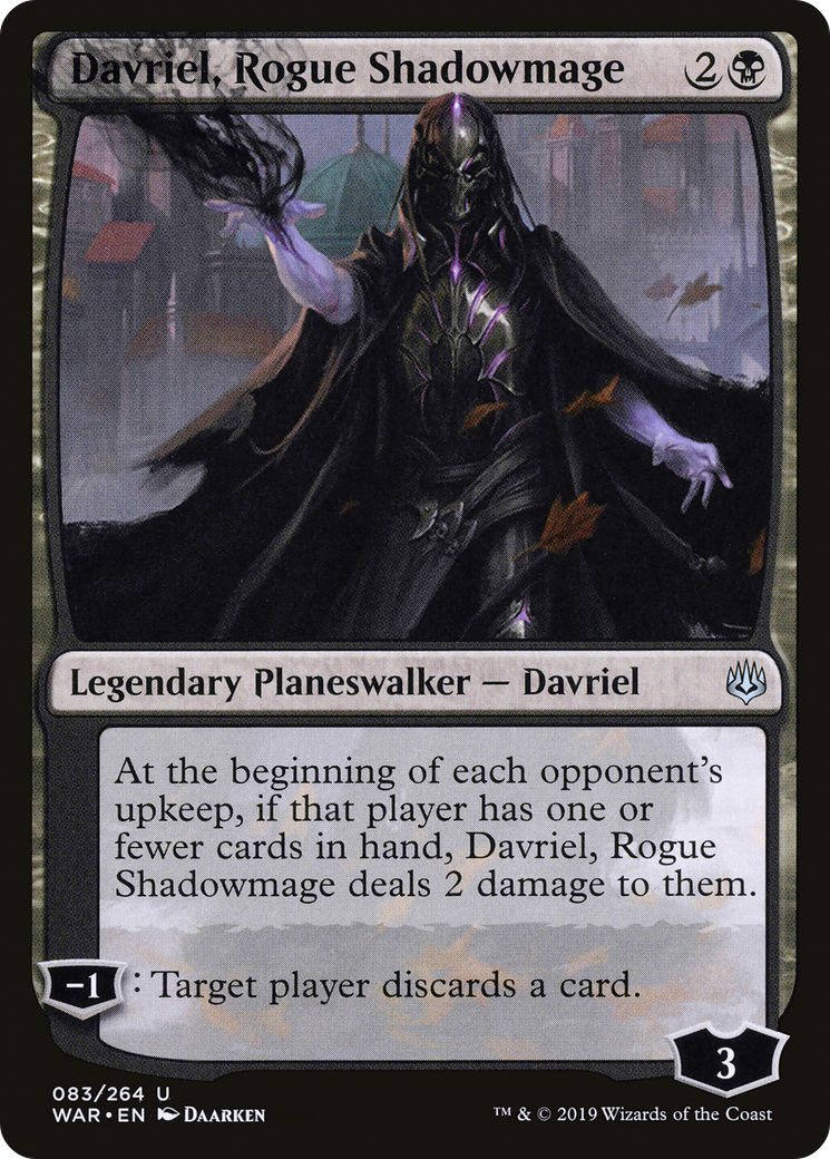 Image of Davriel, Rogue Shadowmage (WAR-083) - War of the Spark