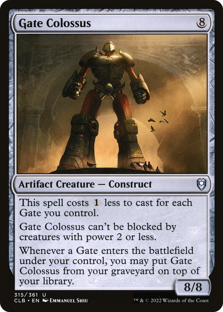 Image of Gate Colossus (CLB-315) - Commander Legends: Battle for Baldur's Gate