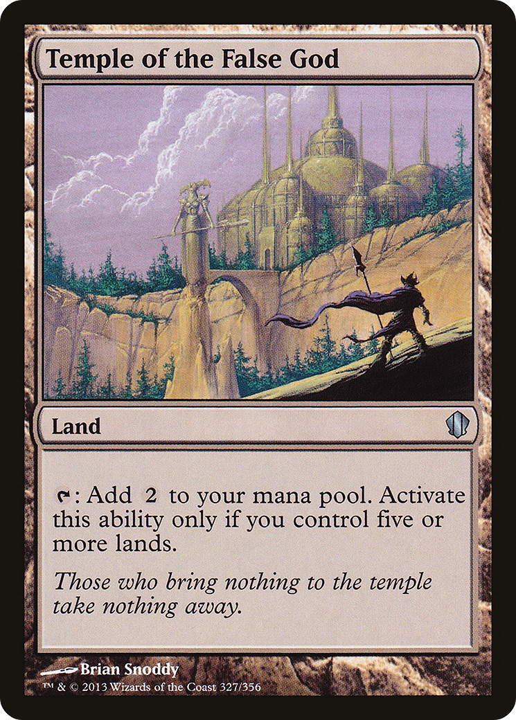 Image of Temple of the False God (C13-327) - Commander 2013