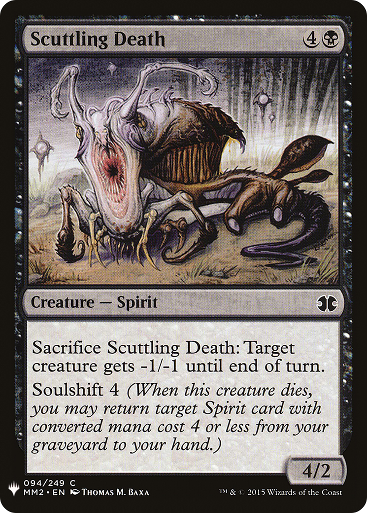 Image of Scuttling Death (LIST-094) - The List