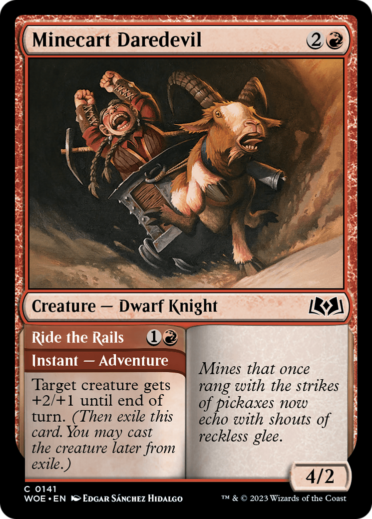 Image of Minecart Daredevil (WOE-141) - Wilds of Eldraine