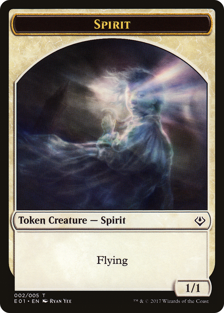 Image of Spirit // Soldier Double-sided Token (AC2-002) - Archenemy: Nicol Bolas Tokens