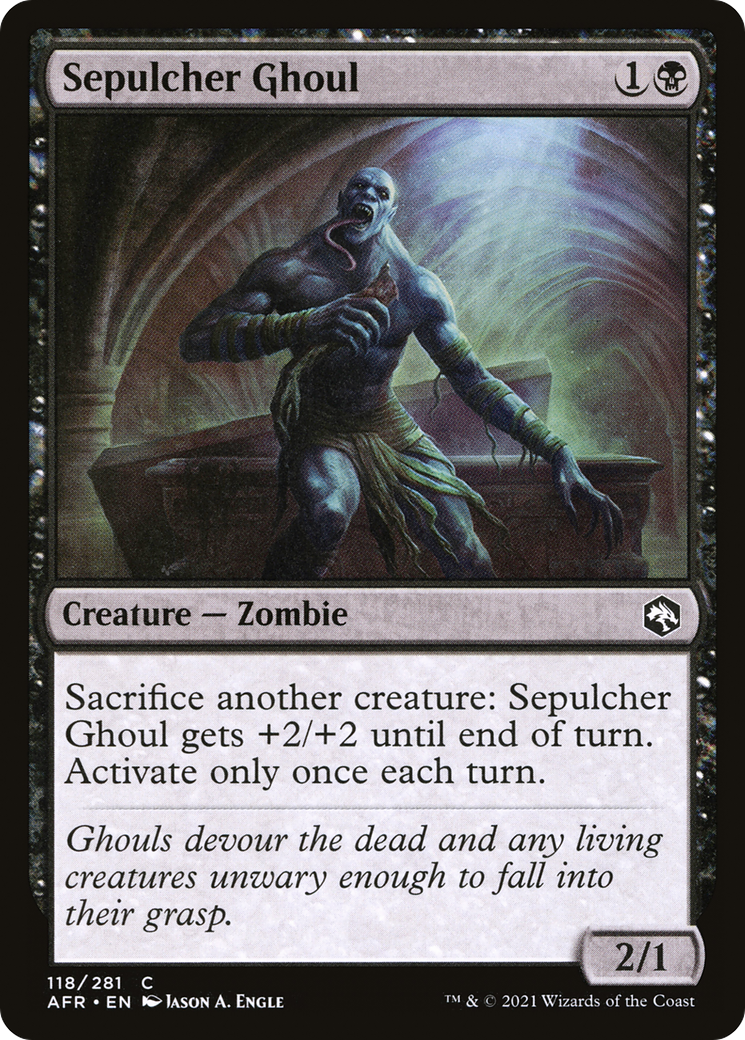 Image of Sepulcher Ghoul (AFR-118) - Adventures in the Forgotten Realms