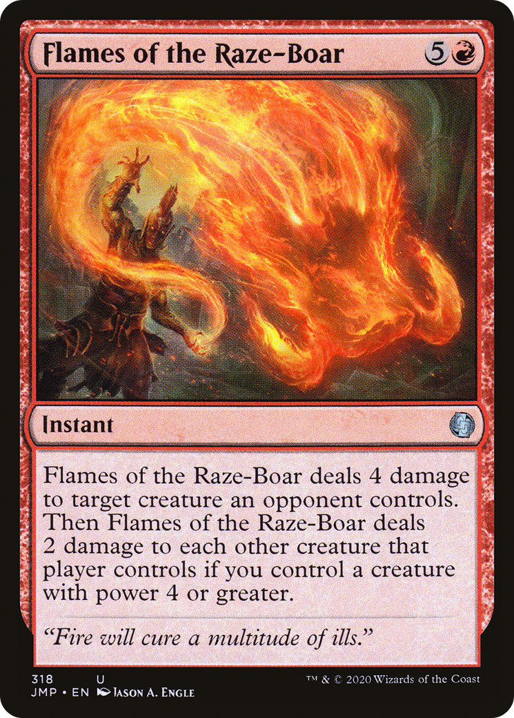 Image of Flames of the Raze-Boar (JMP-318) - Jumpstart