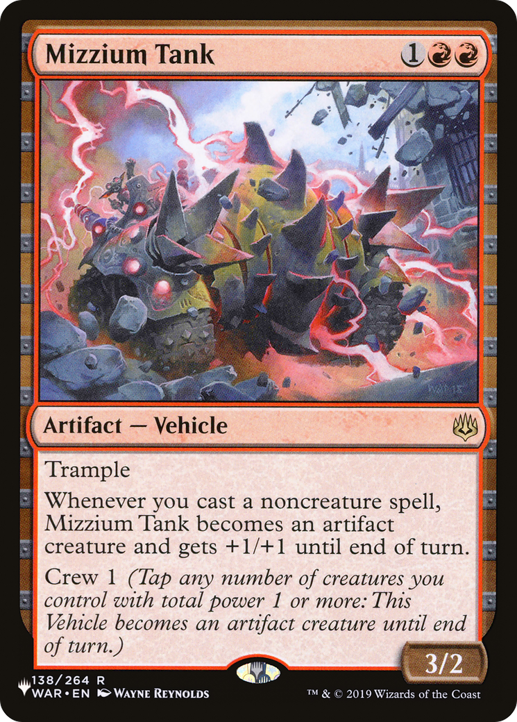 Image of Mizzium Tank (LIST-WAR-138) - The List