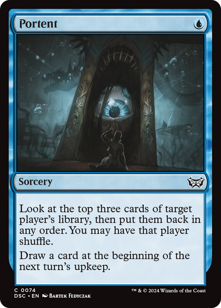 Image of Portent (DSC-074) - Duskmourn: House of Horror Commander