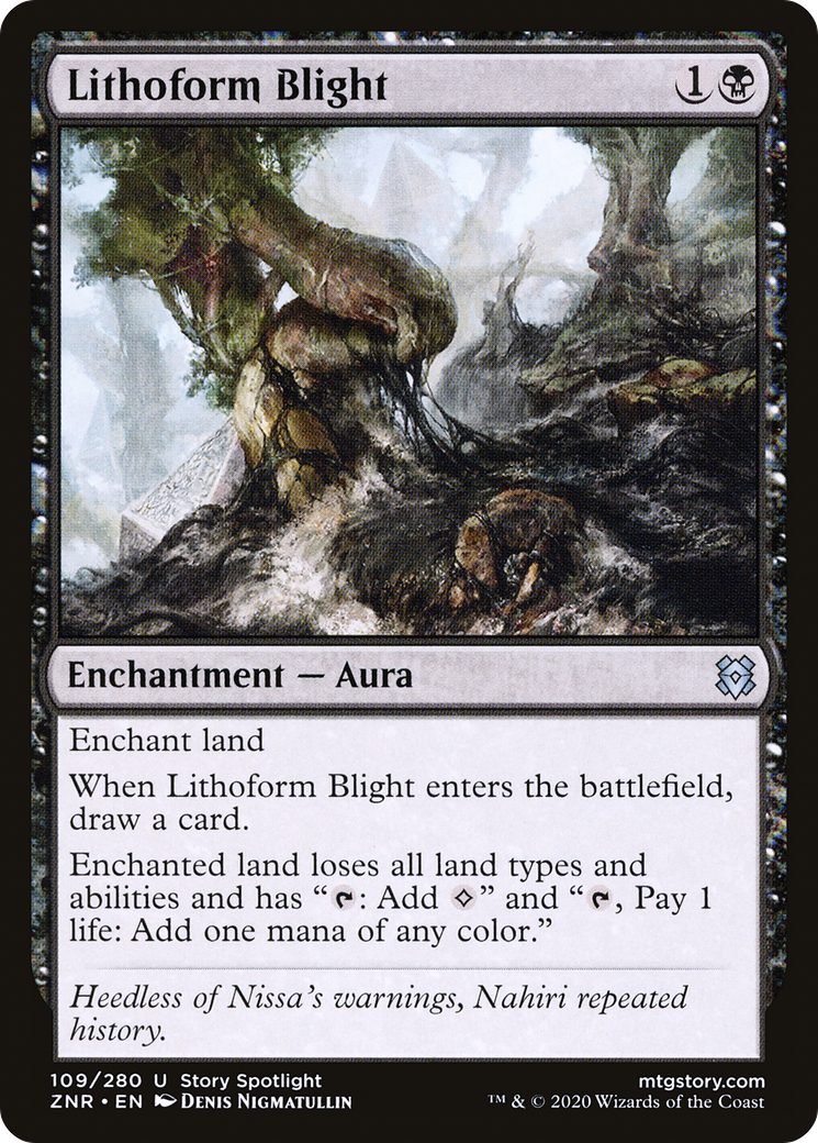 Image of Lithoform Blight (ZNR-109) - Zendikar Rising
