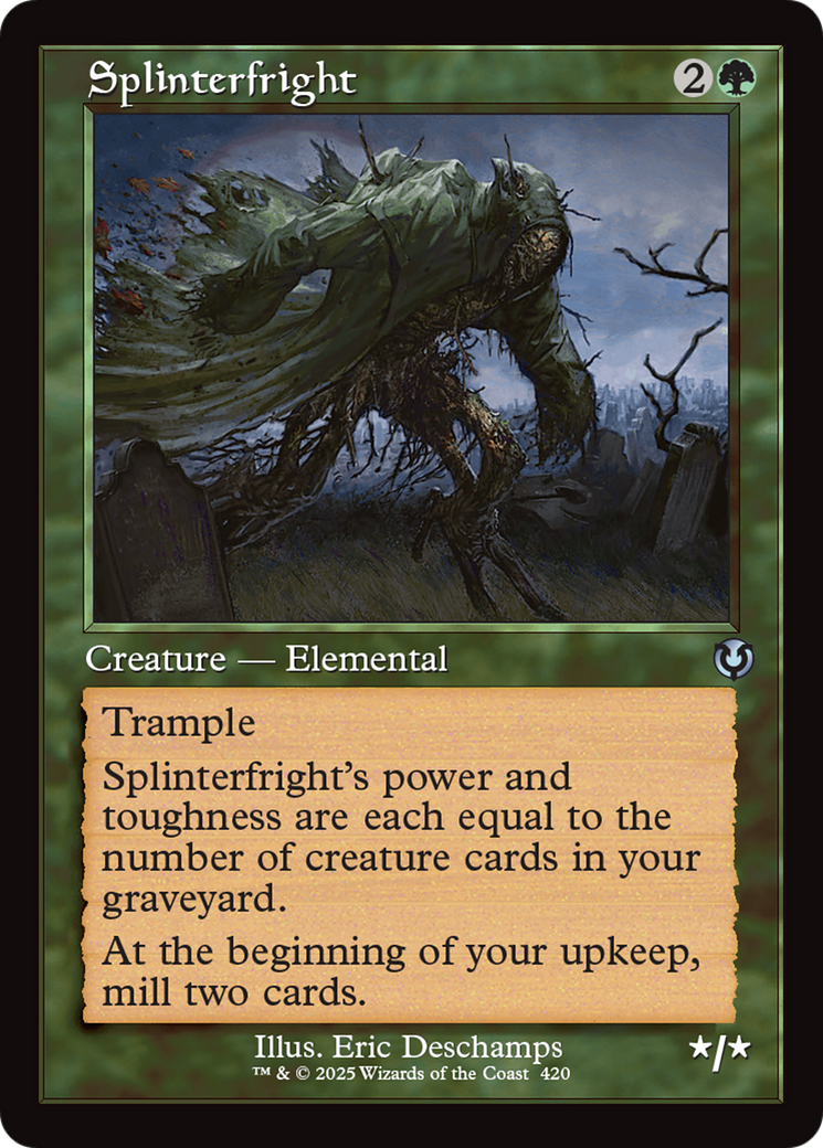 Image of Splinterfright (Retro Frame) (INR-420) - Innistrad Remastered Foil