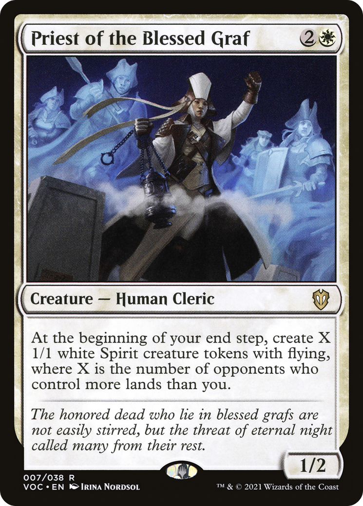 Image of Priest of the Blessed Graf (VOC-007) - Crimson Vow Commander