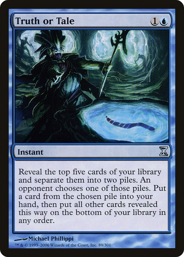 Image of Truth or Tale (TSP-089) - Time Spiral Foil