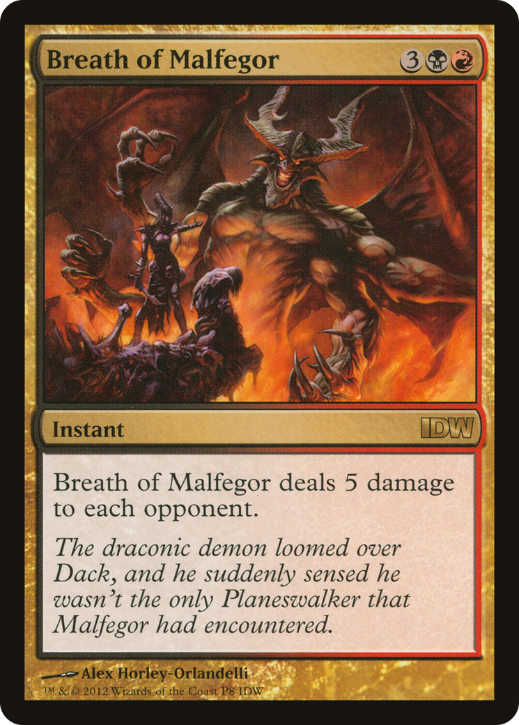 Image of Breath of Malfegor (IDW Comics 2012) (MEDIA-0P8) - IDW Comics Inserts