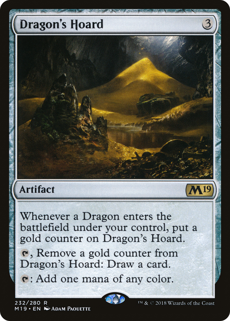 Image of Dragon's Hoard (M19-232) - Core Set 2019
