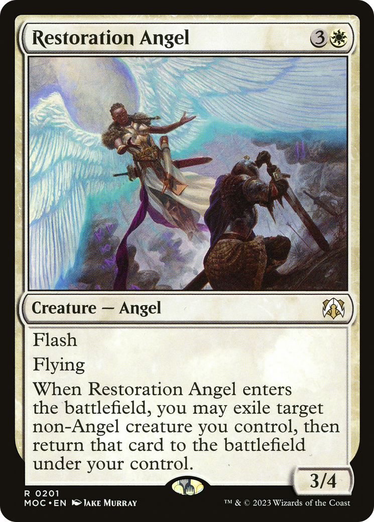 Image of Restoration Angel (MOC-201) - March of the Machine Commander
