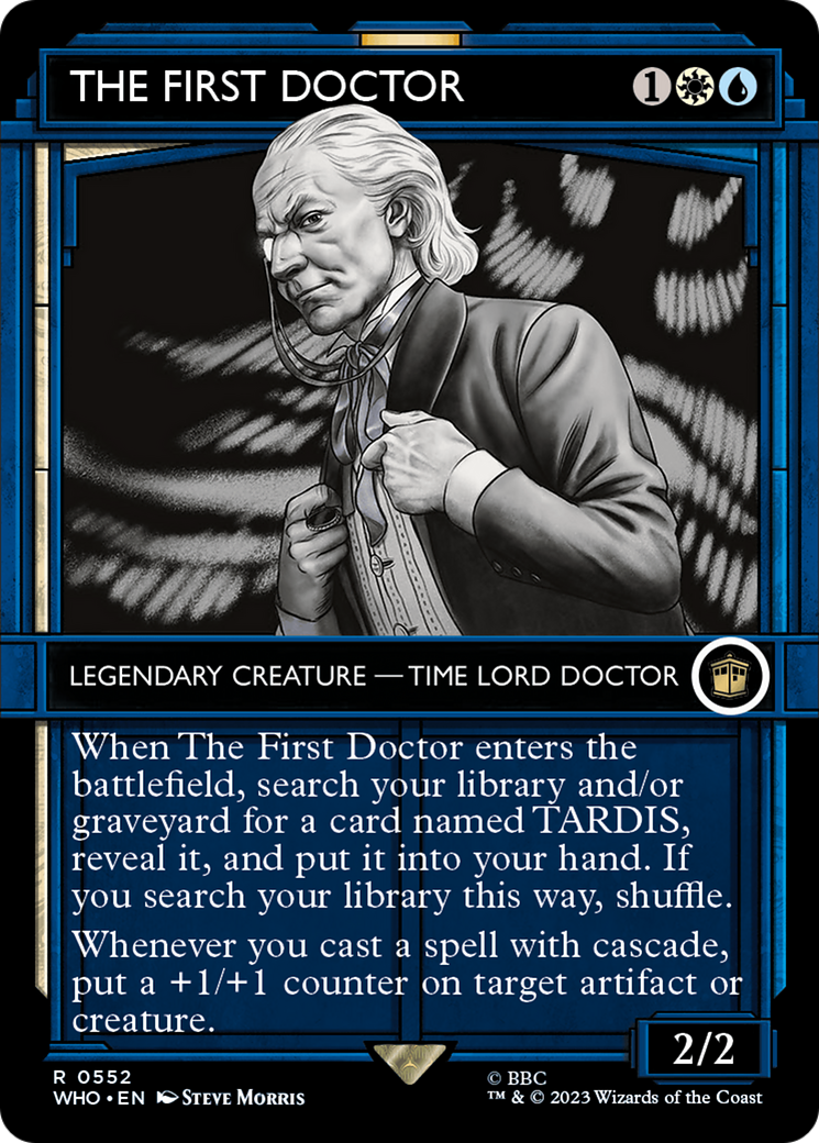 Image of The First Doctor (Showcase) (WHO-552) - Doctor Who: (Showcase) (Borderless)