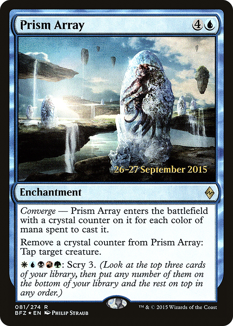 Image of Prism Array (PRE-81S) - Battle for Zendikar Promos Foil