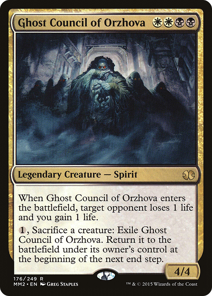 Image of Ghost Council of Orzhova (MM2-176) - Modern Masters 2015