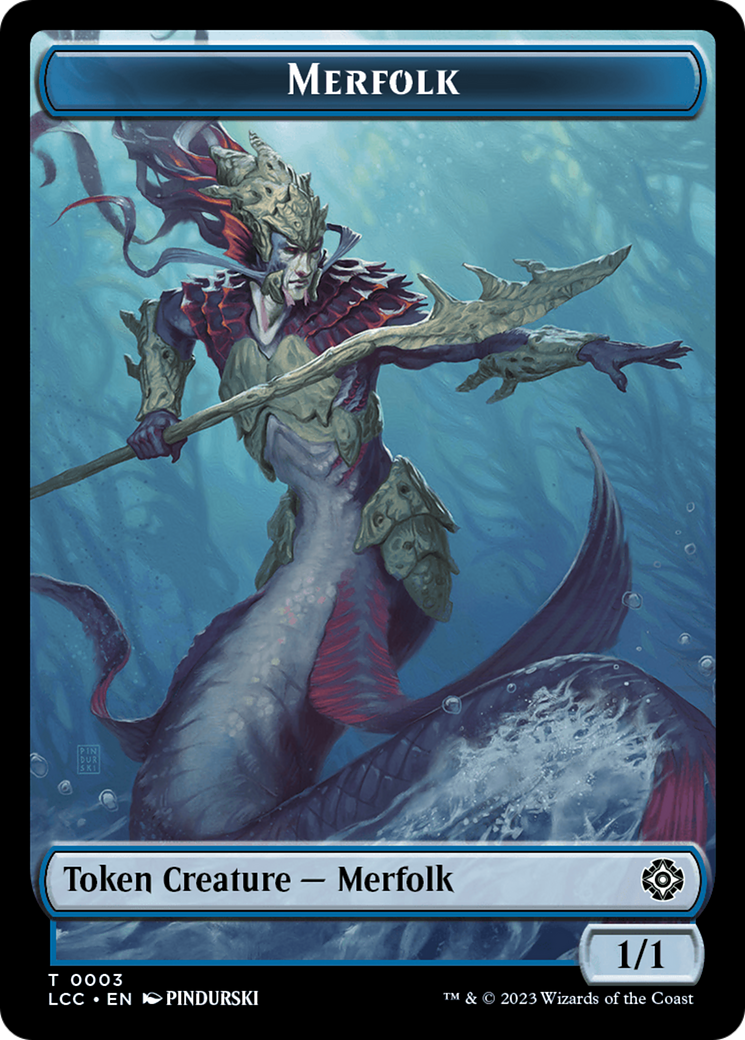 Image of Merfolk (TLCC-003) - The Lost Caverns of Ixalan Commander Tokens Foil