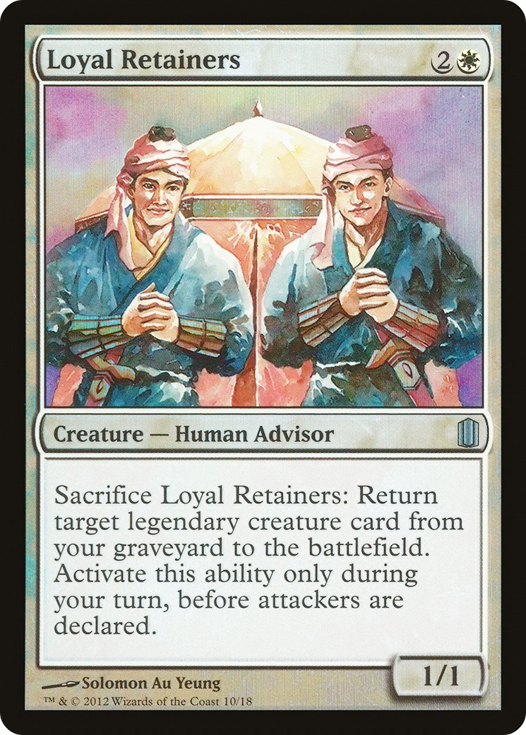 Image of Loyal Retainers (CM1-010) - Commander's Arsenal Foil