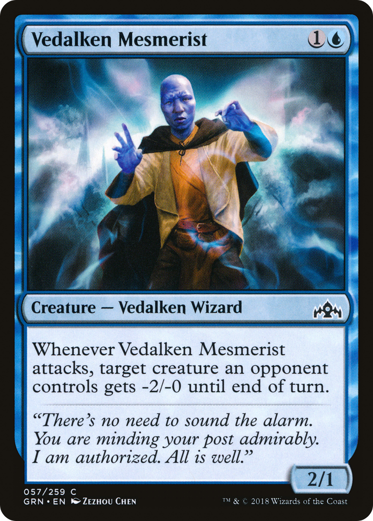 Image of Vedalken Mesmerist (GRN-057) - Guilds of Ravnica