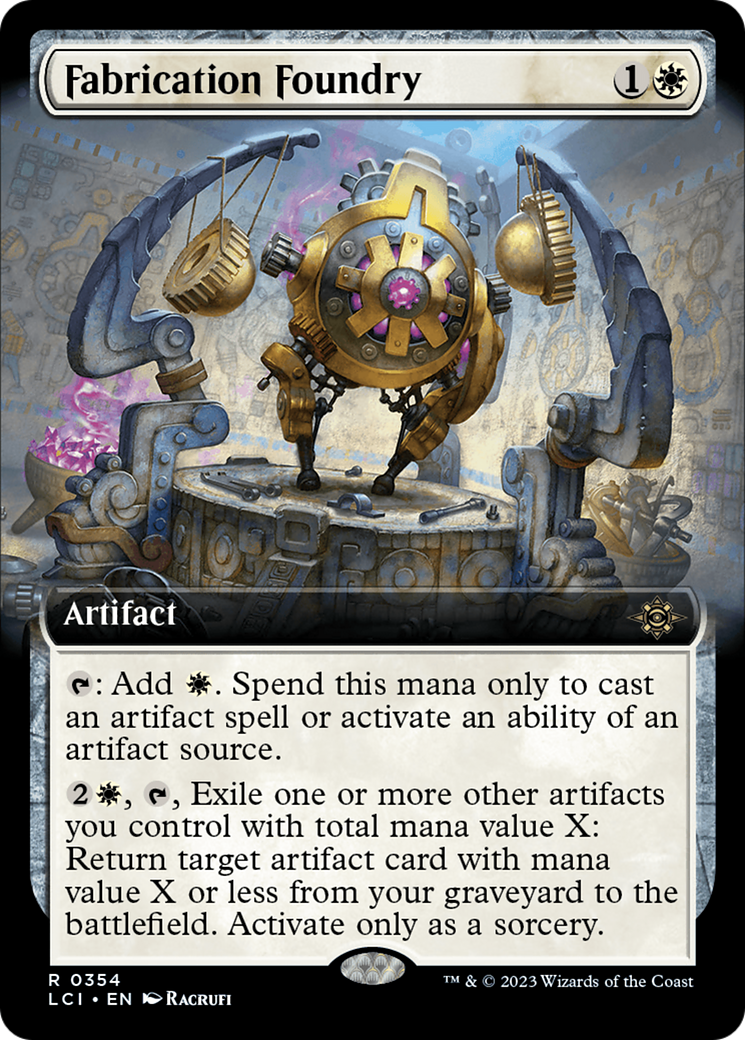 Image of Fabrication Foundry (Extended Art) (LCI-354) - The Lost Caverns of Ixalan: (Extended Art)