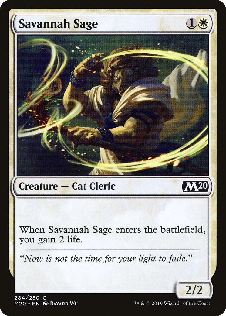 Image of Savannah Sage (M20-284) - Core Set 2020