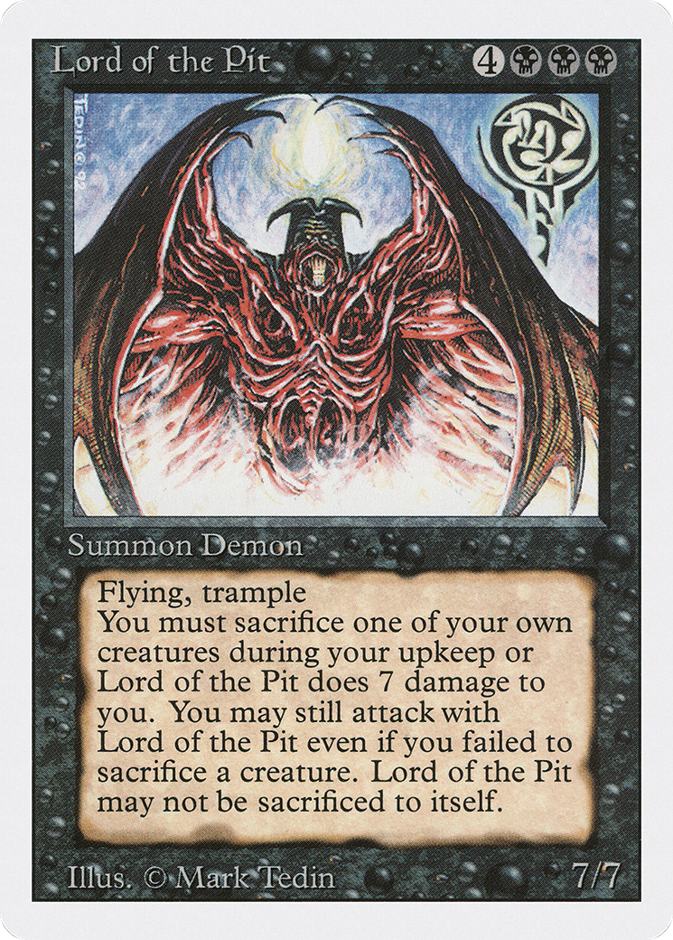 Image of Lord of the Pit (3ED-) - Revised Edition