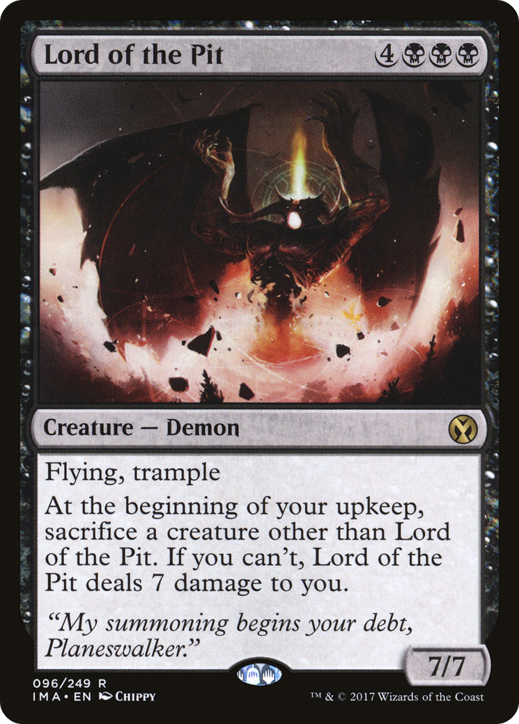 Image of Lord of the Pit (IMA-096) - Iconic Masters
