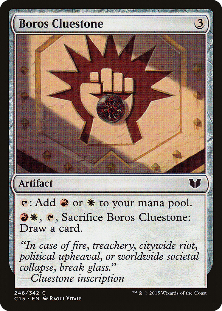 Image of Boros Cluestone (C15-246) - Commander 2015