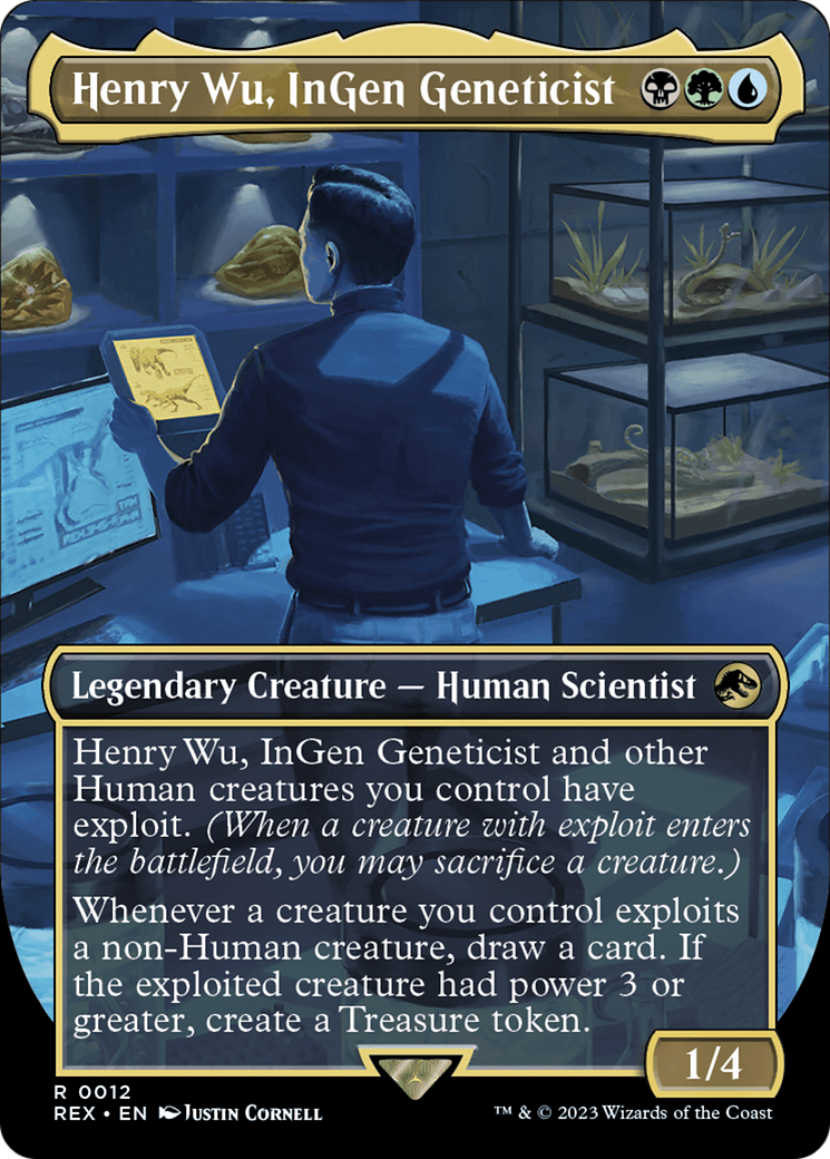 Image of Henry Wu, InGen Geneticist (Borderless) (REX-012) - Jurassic World Collection (Borderless)