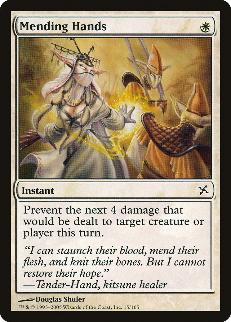 Image of Mending Hands (BOK-015) - Betrayers of Kamigawa Foil