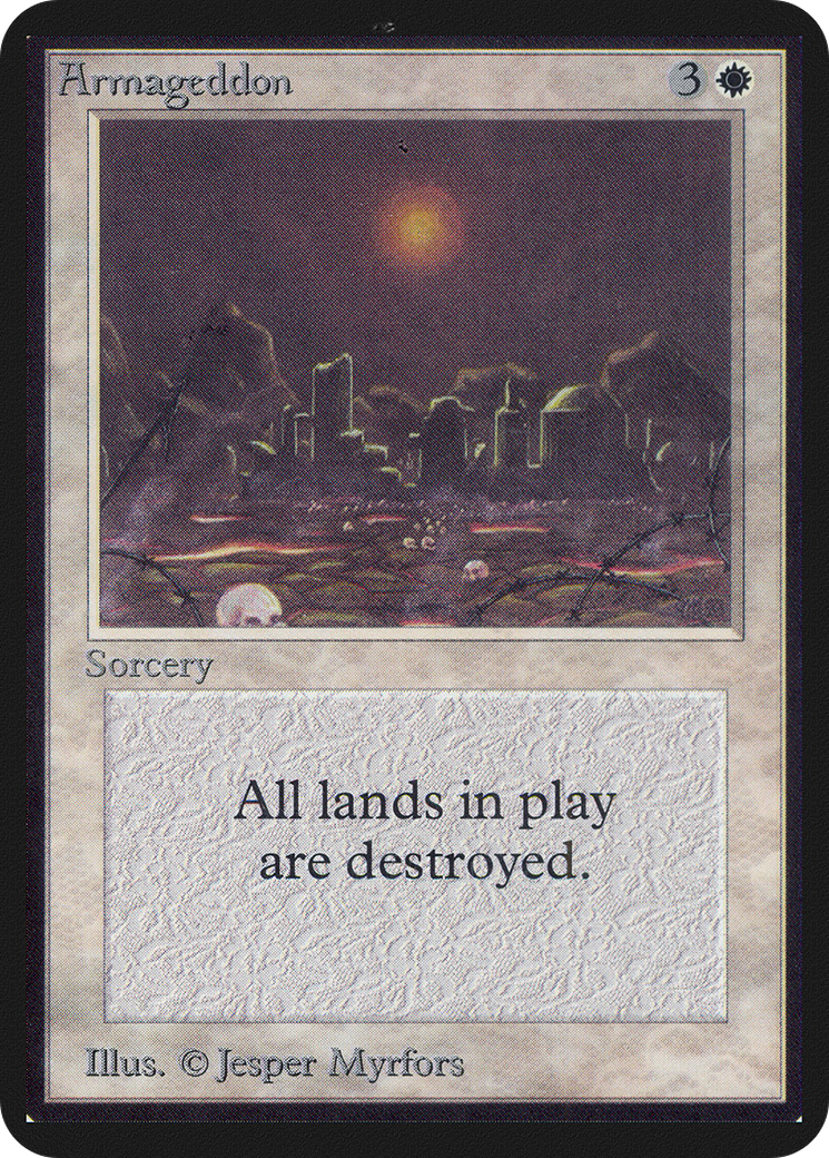 Image of Armageddon (LEA-) - Limited Edition Alpha