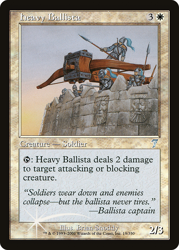 Image of Heavy Ballista (7ED-019) - 7th Edition Foil