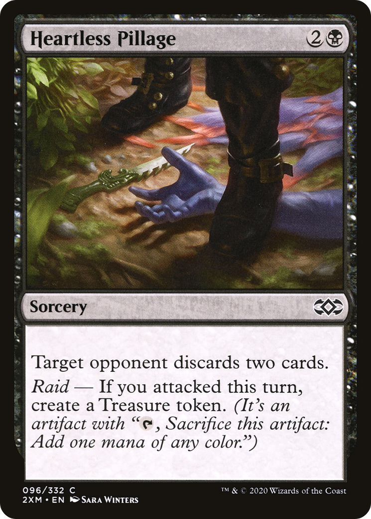 Image of Heartless Pillage (2XM-096) - Double Masters Foil
