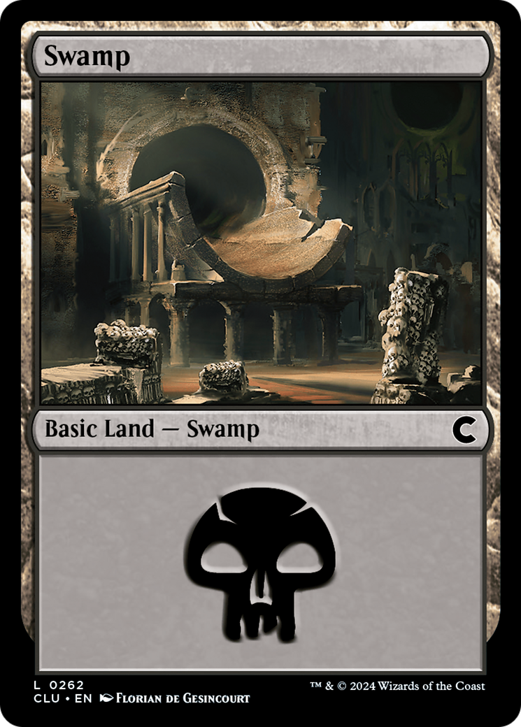 Image of Swamp (0262) (CLU-262) - Ravnica: Clue Edition