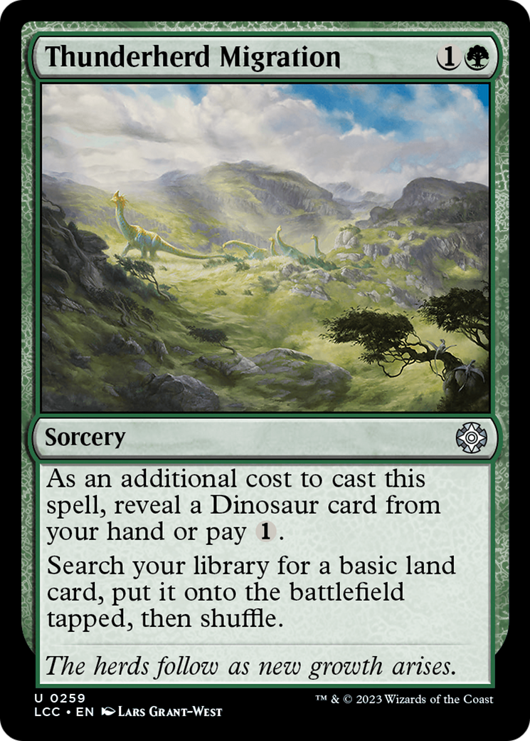 Image of Thunderherd Migration (LCC-259) - The Lost Caverns of Ixalan Commander