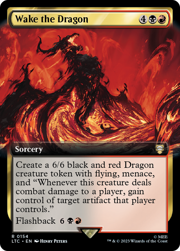 Image of Wake the Dragon (Extended Art) (LTC-154) - Tales of Middle-earth Commander: (Extended Art) Foil