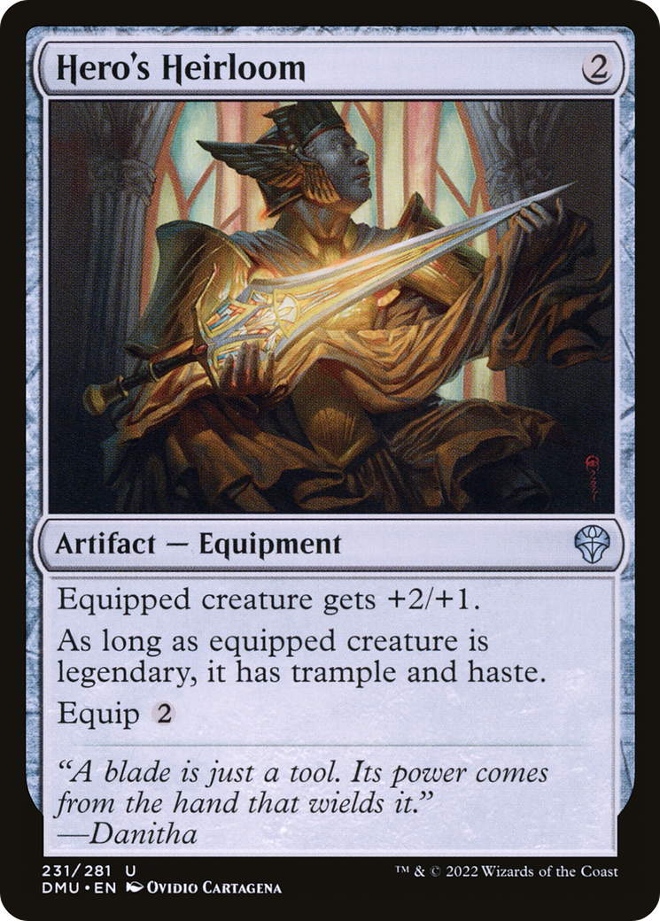 Image of Hero's Heirloom (DMU-231) - Dominaria United Foil