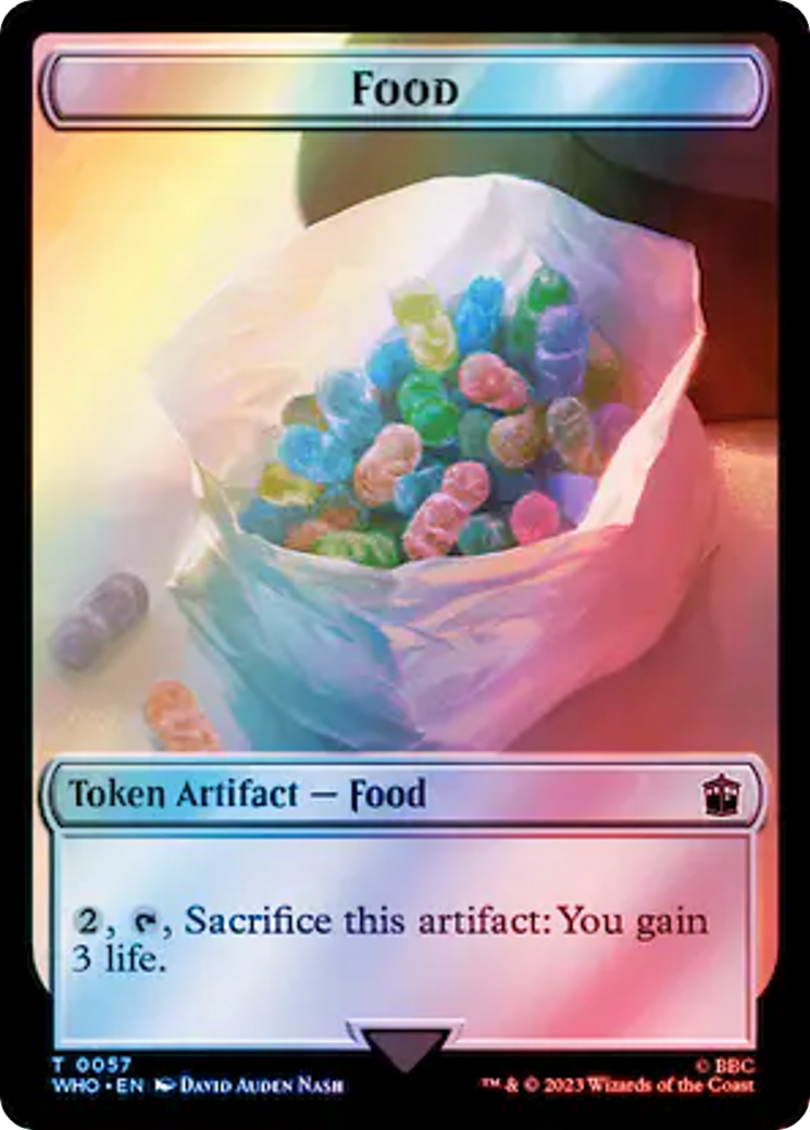 Image of Food (TWHO-057) - Doctor Who Tokens Foil