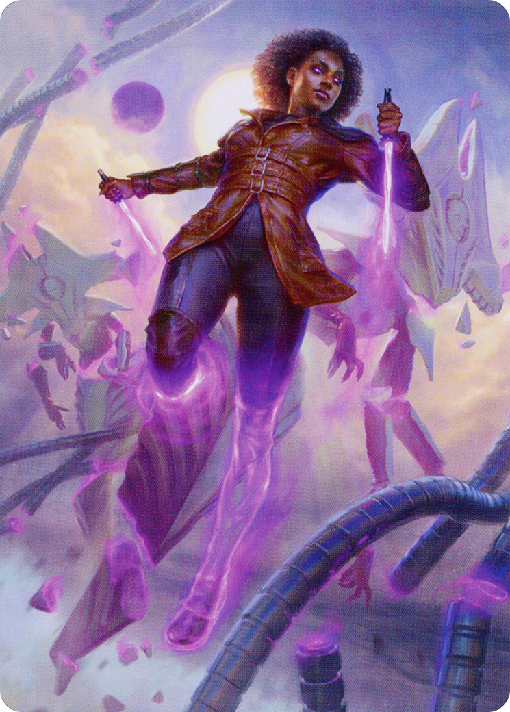 Image of Kaya, Intangible Slayer // Kaya, Intangible Slayer (AONE-049) - Phyrexia: All Will Be One Art Series (Borderless) Foil