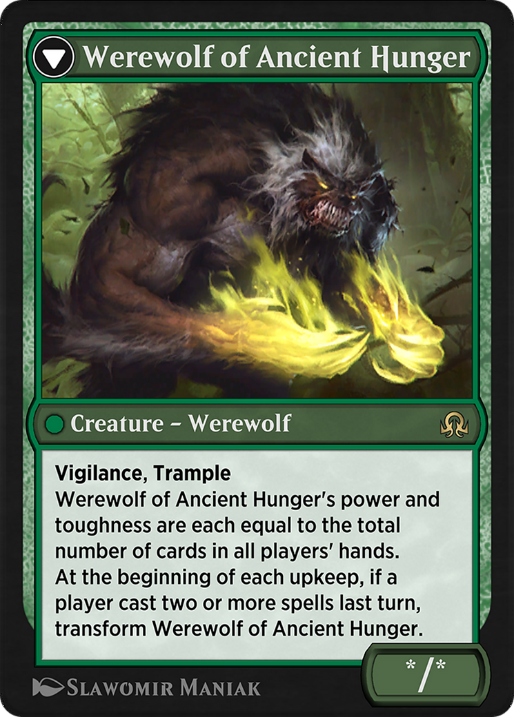 Image of Sage of Ancient Lore // Werewolf of Ancient Hunger (SIR-211) - Shadows over Innistrad Remastered