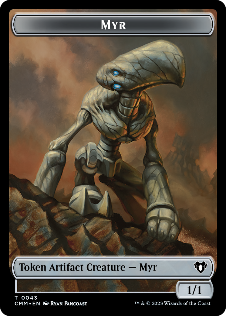 Image of Myr (TCMM-043) - Commander Masters Tokens