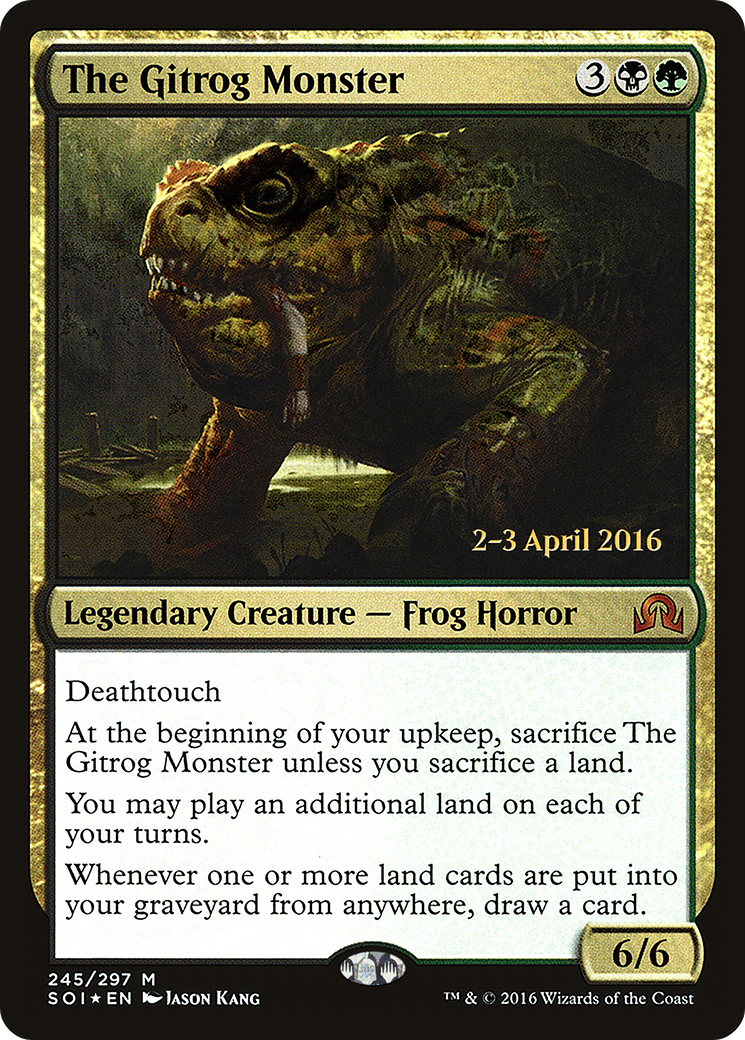Image of The Gitrog Monster (PRE-245) - Shadows over Innistrad Promos Foil